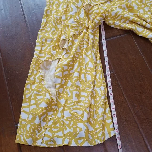 Maeve Anthropologie Goldenrod Spaghetti Strap Sleeveless Pant Jumpsuit Size 8 - Picture 7 of 10
